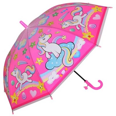 Unicorn Design Printed Umbrella